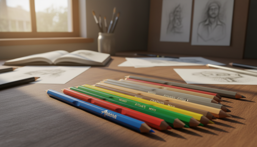 Apsara drawing pencils brand comparison