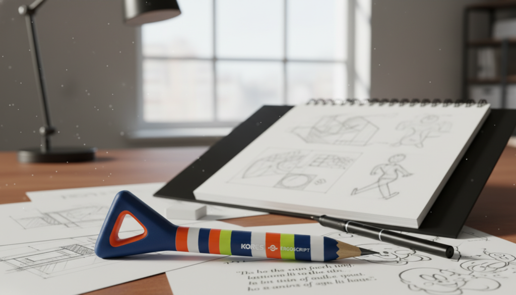 Kores pencil ergonomic design Kores pencil ergonomic design