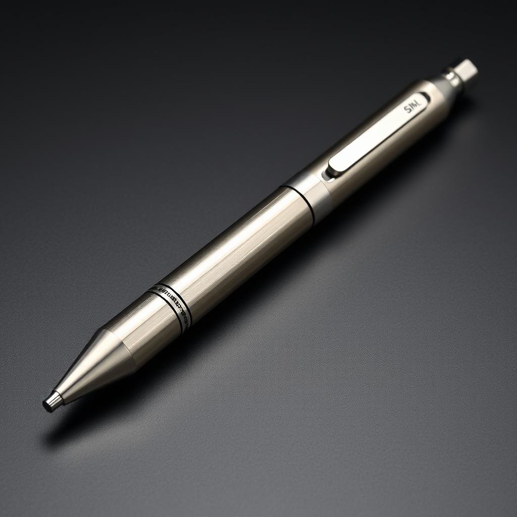 Metal mechanical pencil with premium finish for professional use