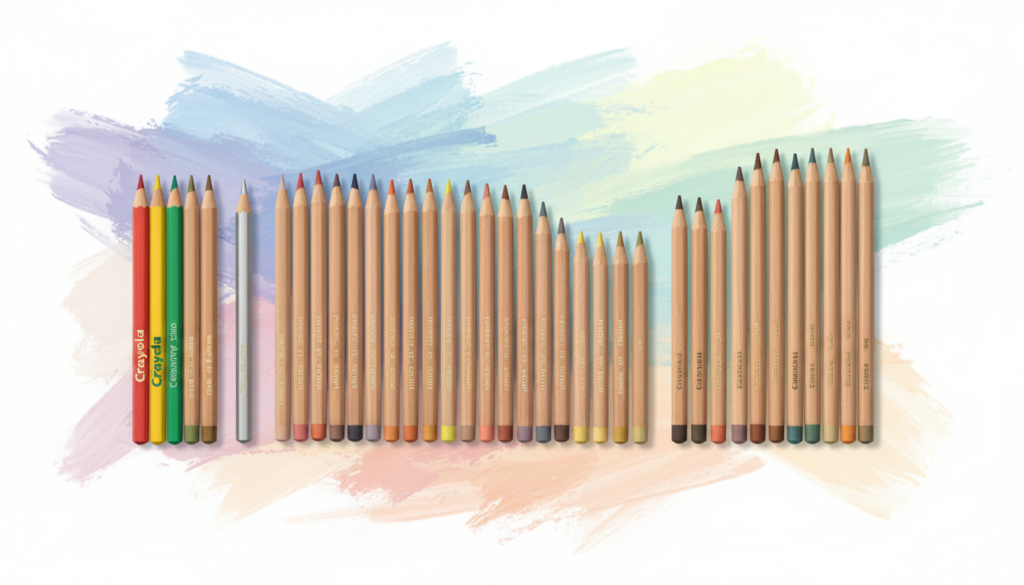 Price and quality comparison of pastel pencil brands
