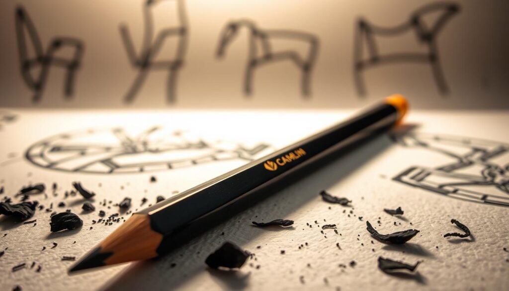 charcoal pencil camlin
