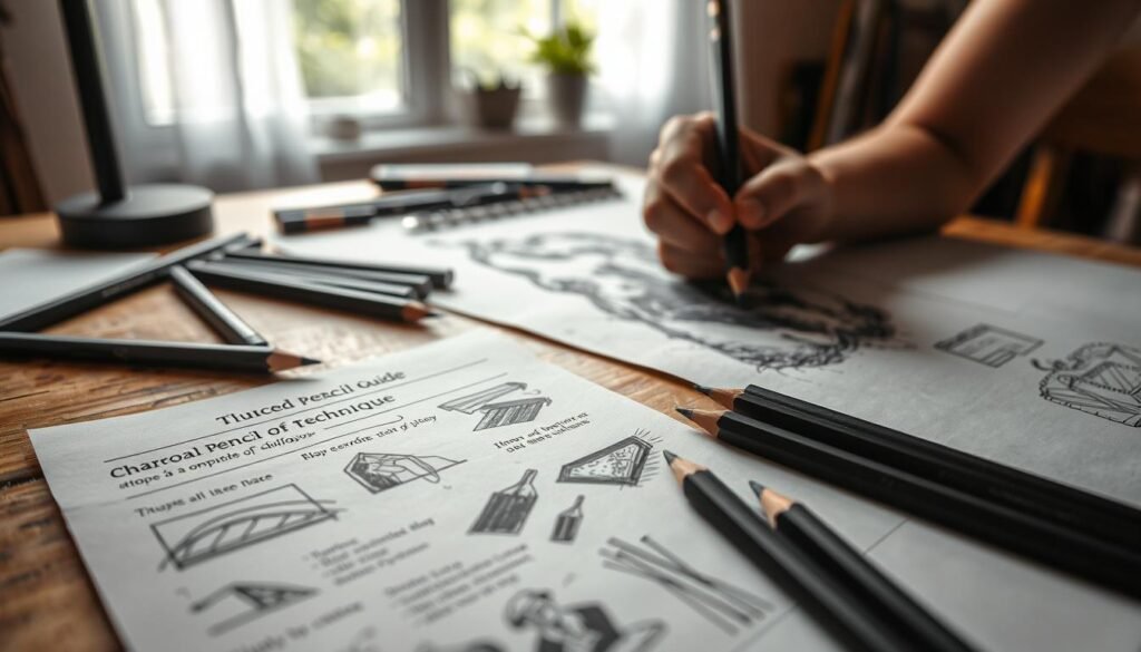 charcoal pencil drawing guide