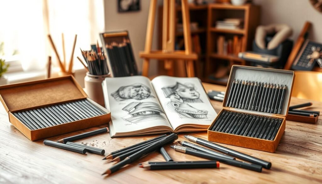 charcoal pencil set options