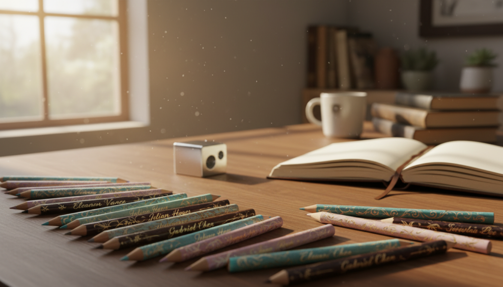 custom name pencils