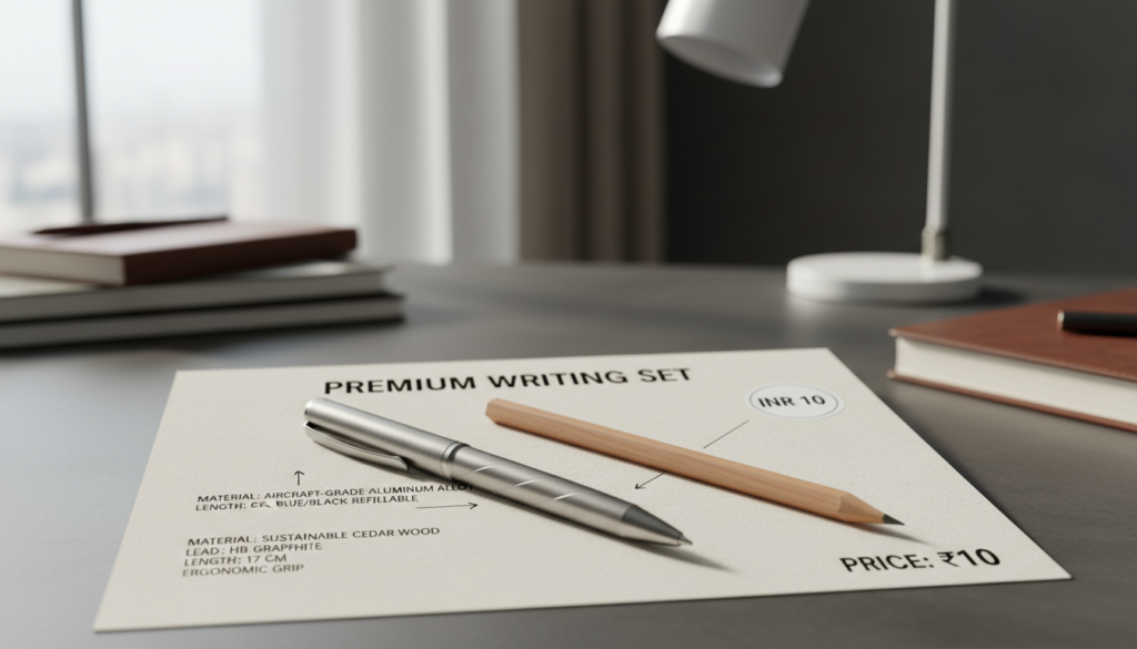 detailed product specifications