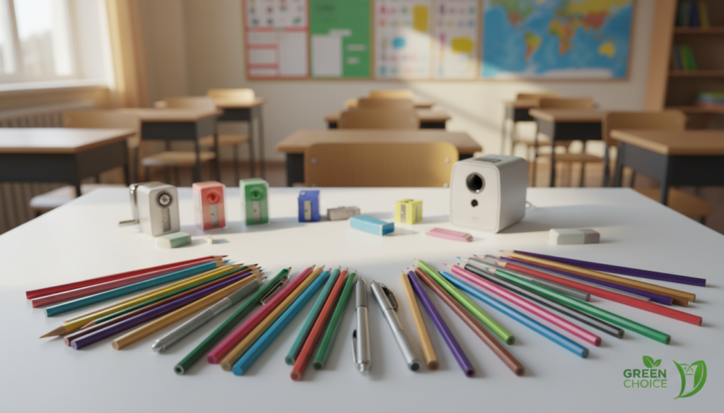 diverse pencil options for students
