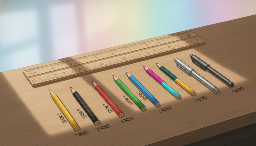 how big are pencils