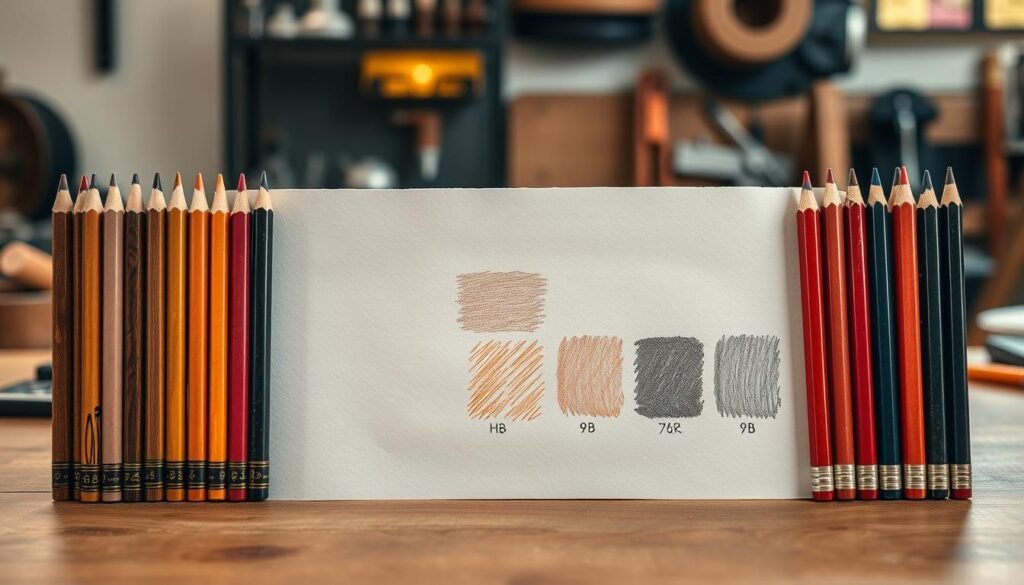 pencil hardness comparison industrial artistic