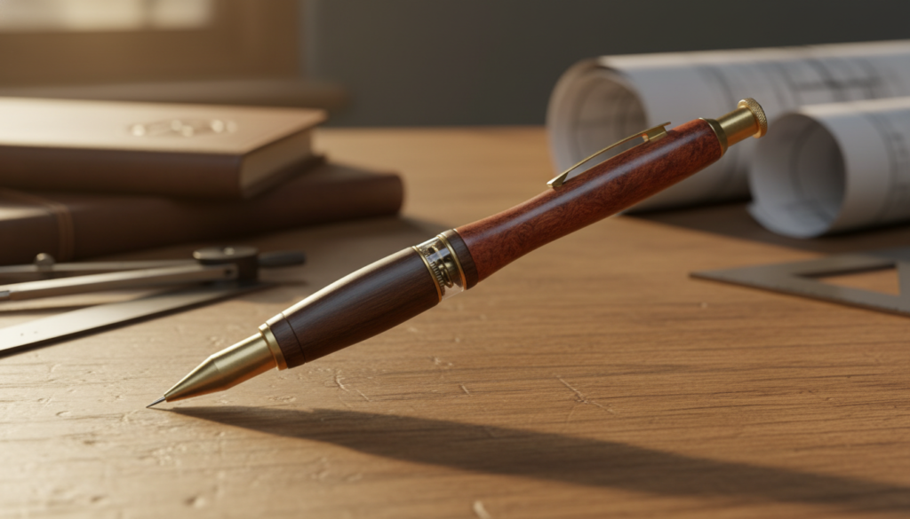 wooden mechanical pencil