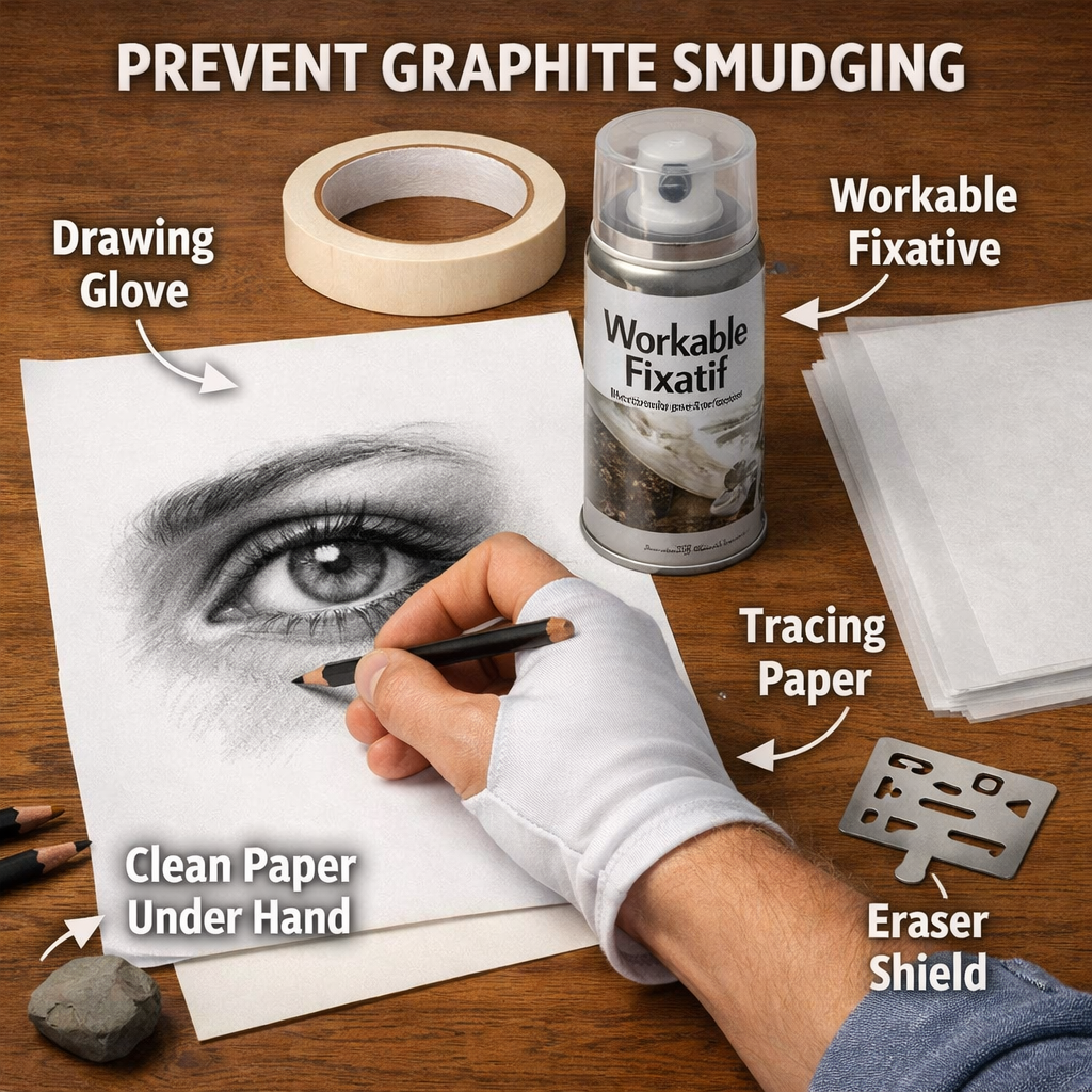 Prevent Graphite Smudging 1