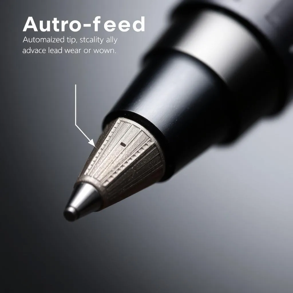 Auto-feed mechanical pencil with lead advancement system