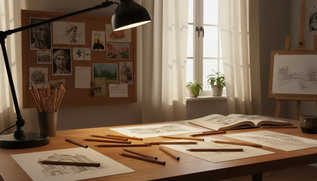 Creative workspace setup