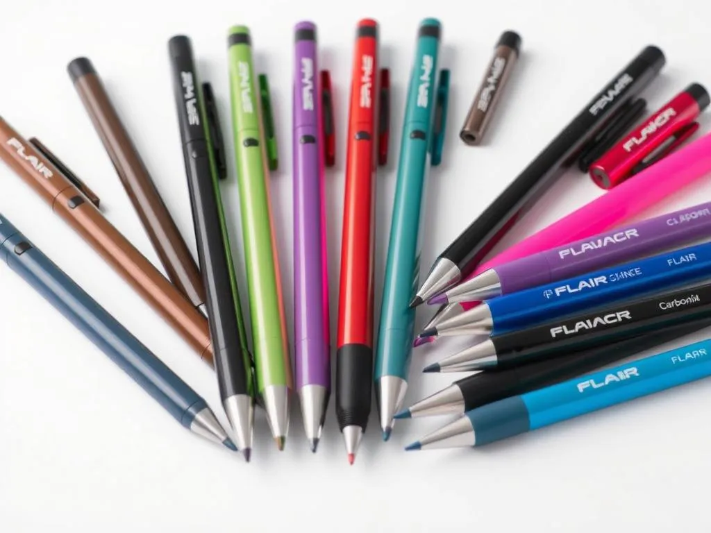 Flair mechanical pencils collection showing various models and colors