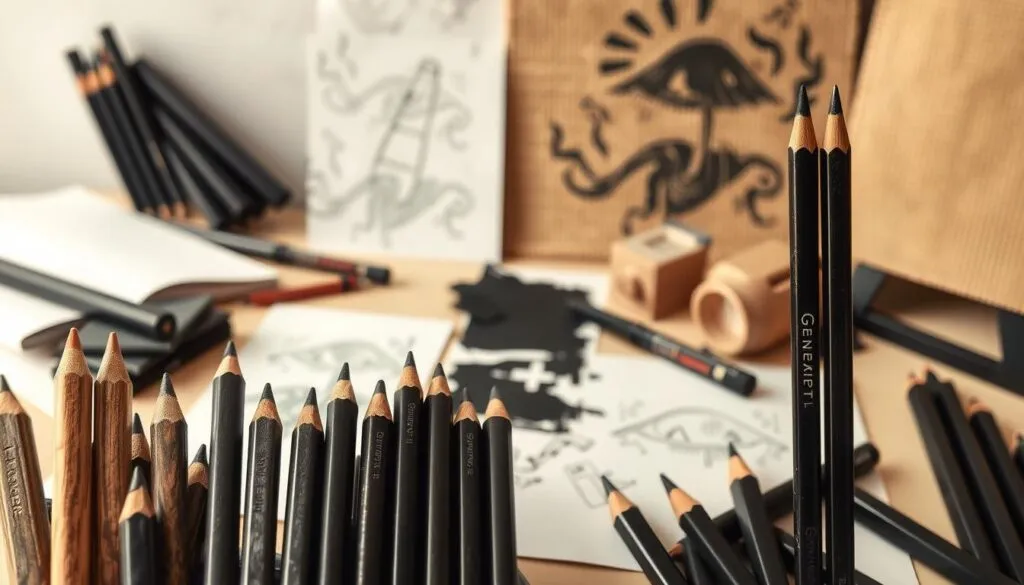 General charcoal pencils product range