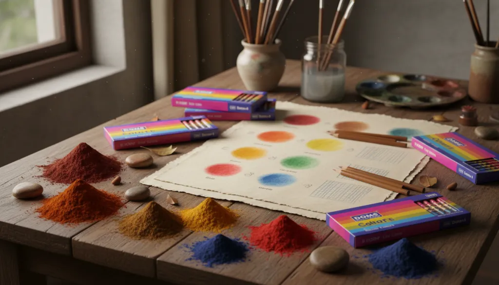 Natural pigments for artistic blending