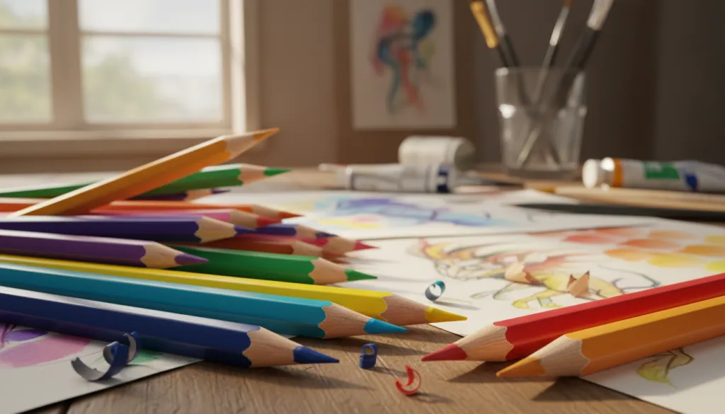 break-resistant color pencils