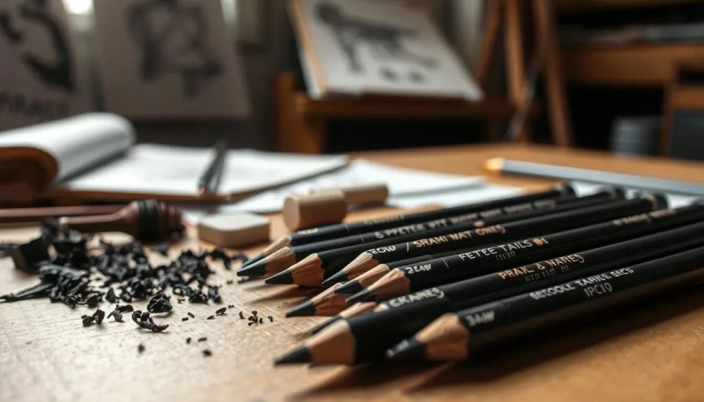 camel charcoal pencil