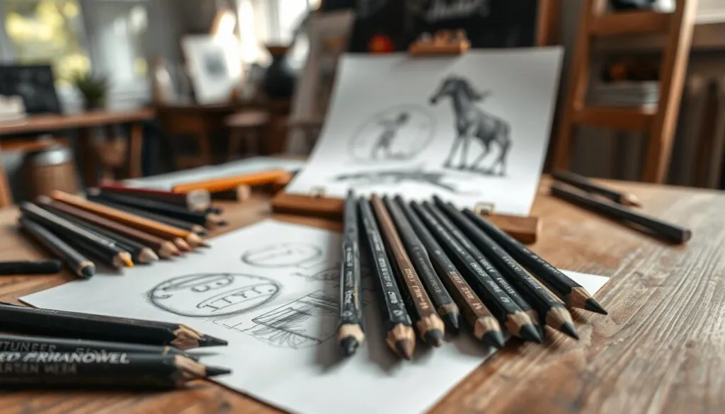 charcoal pencil comparison