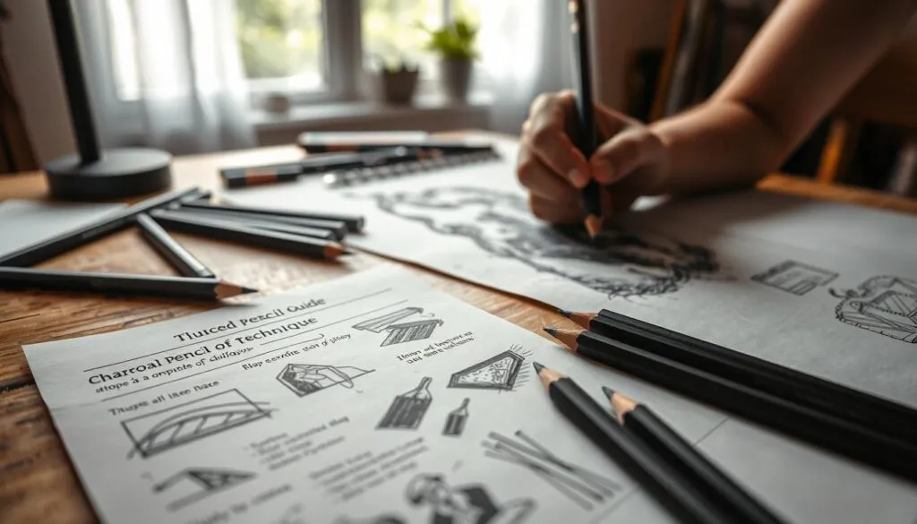 charcoal pencil drawing guide