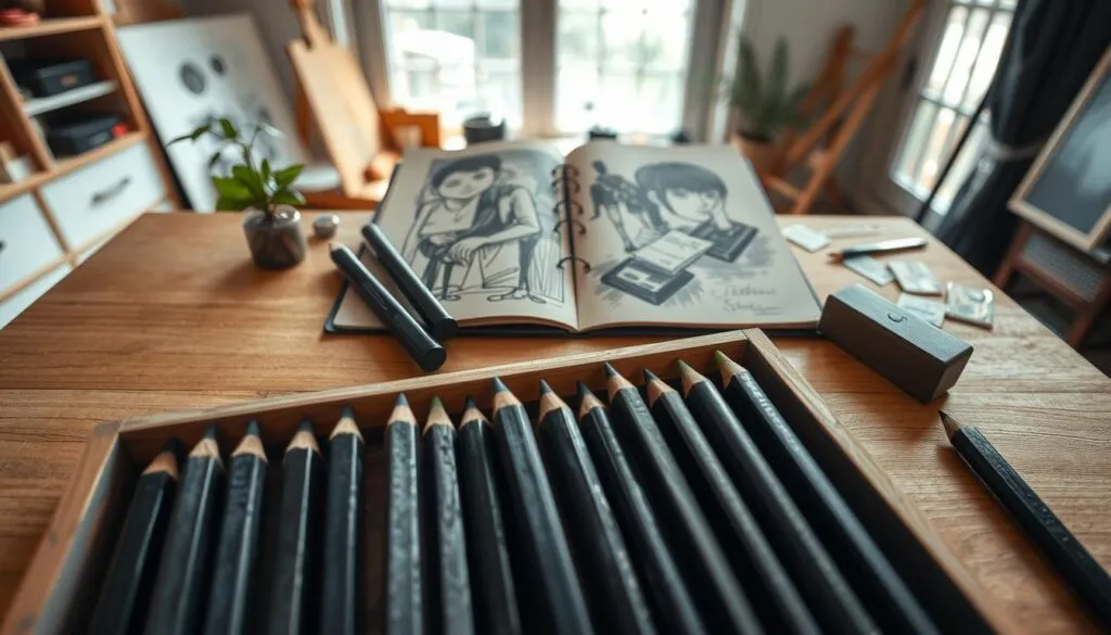 charcoal pencil maintenance and storage