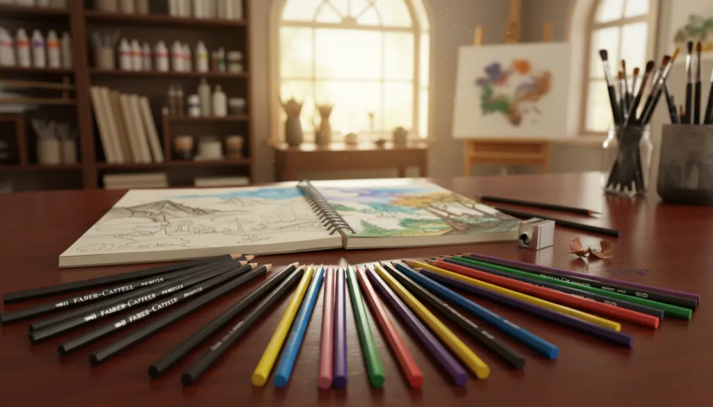 comprehensive range of art pencils