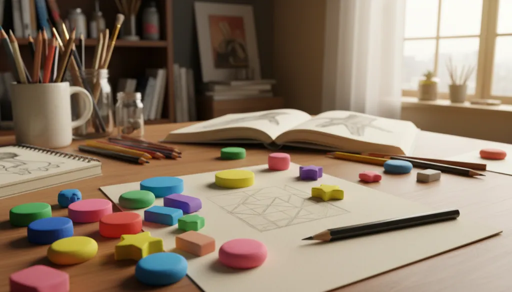 erasers enhancing precision and creativity