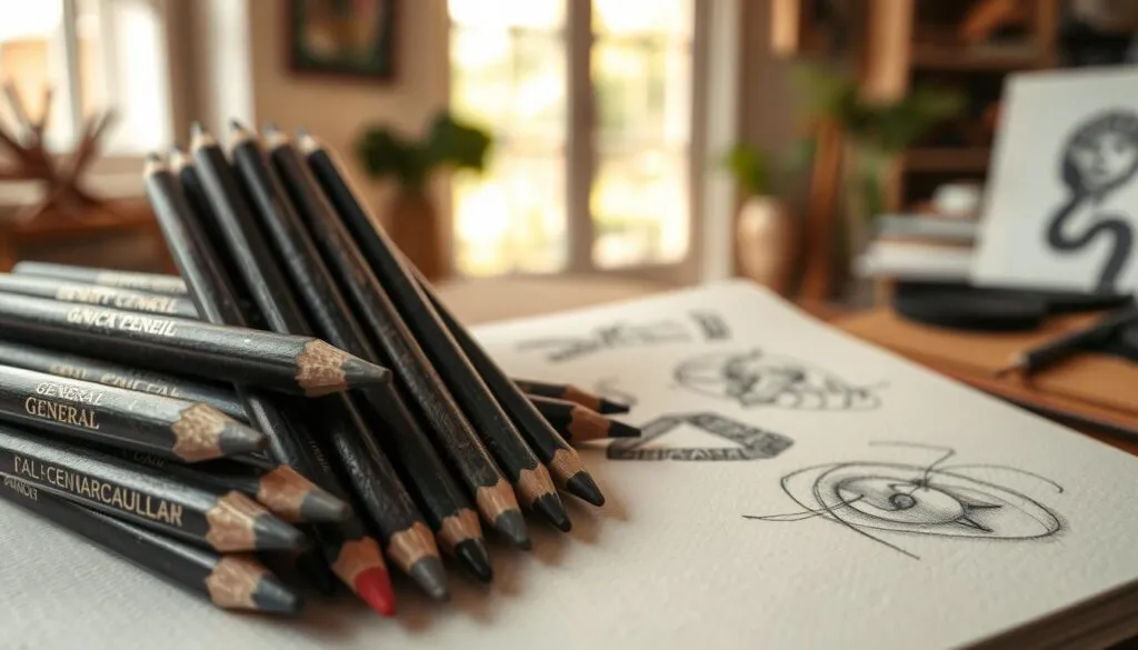 general charcoal pencils