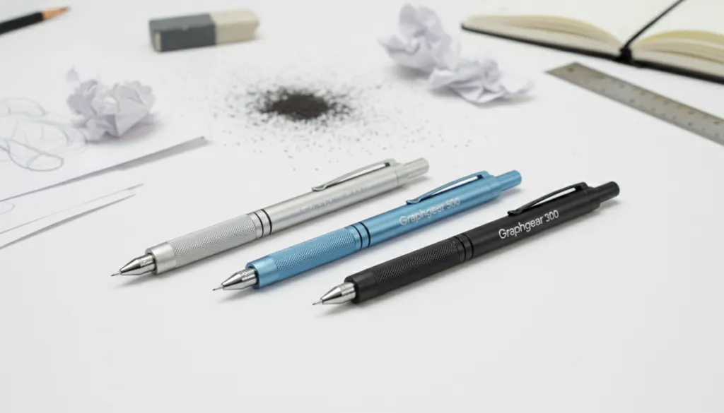 graphgear series mechanical pencil comparison