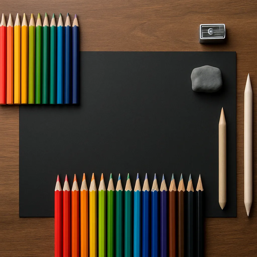 How To Use Colored Pencils On Black Paper For Vibrant Artwork 1