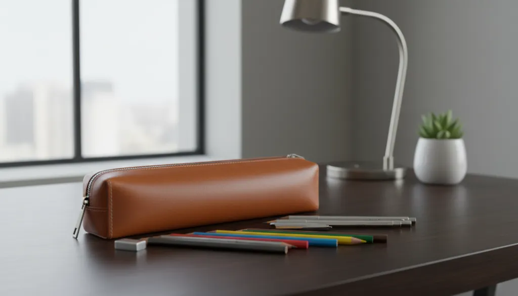 leather pencil case