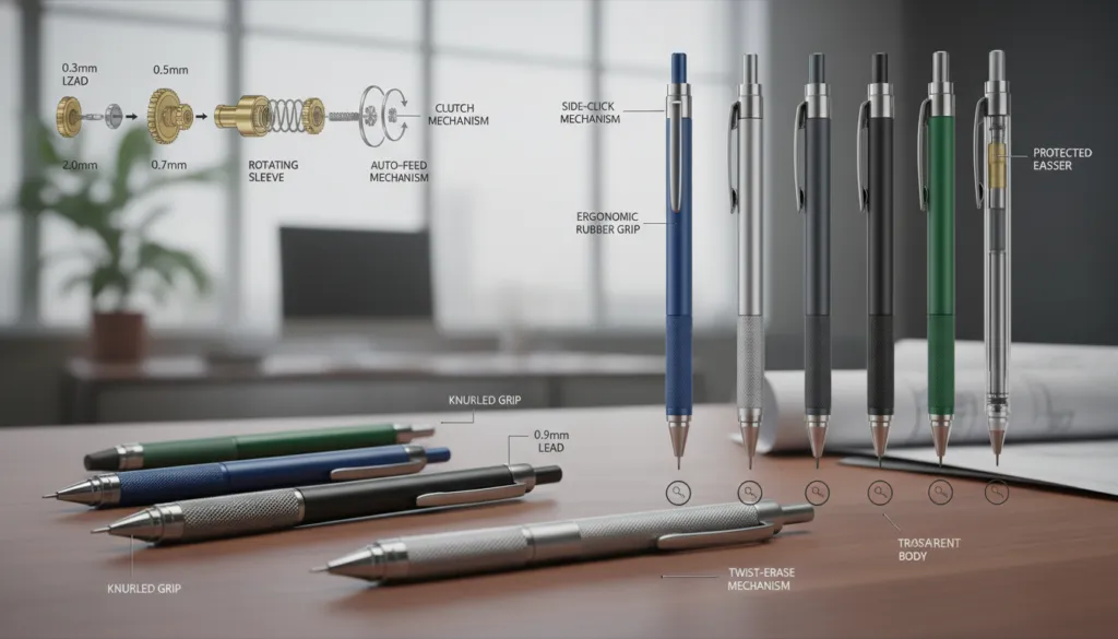 mechanical pencil specifications