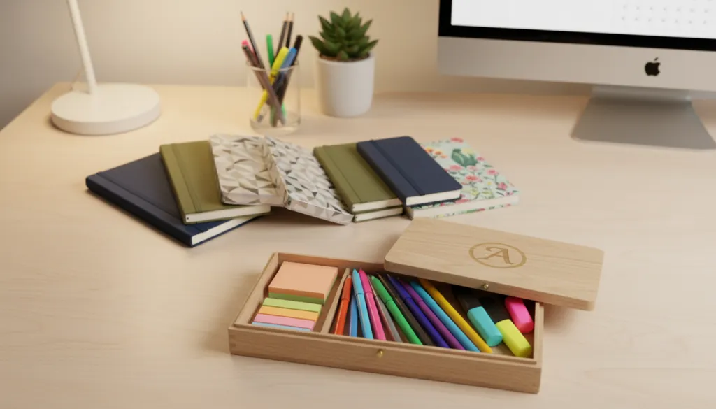 organized stationery