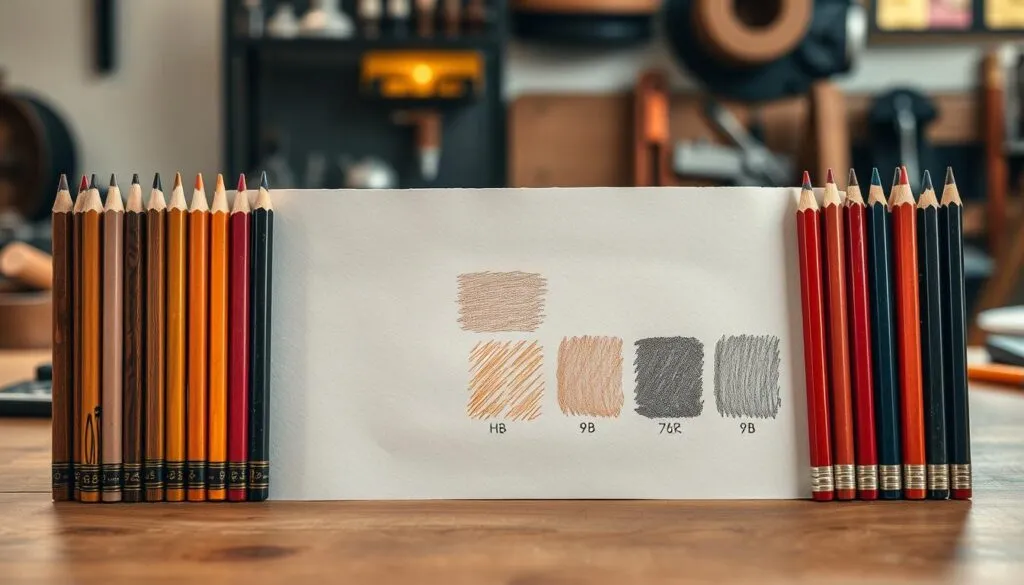 pencil hardness comparison industrial artistic