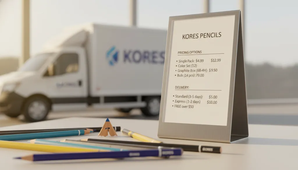 pricing and delivery options