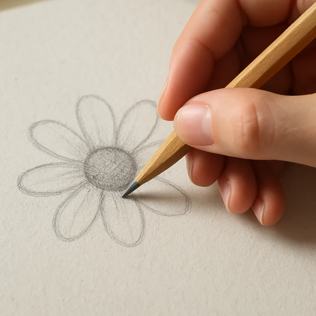 How To Draw Flowers With Pencil Step By Step A Clear Guide 1