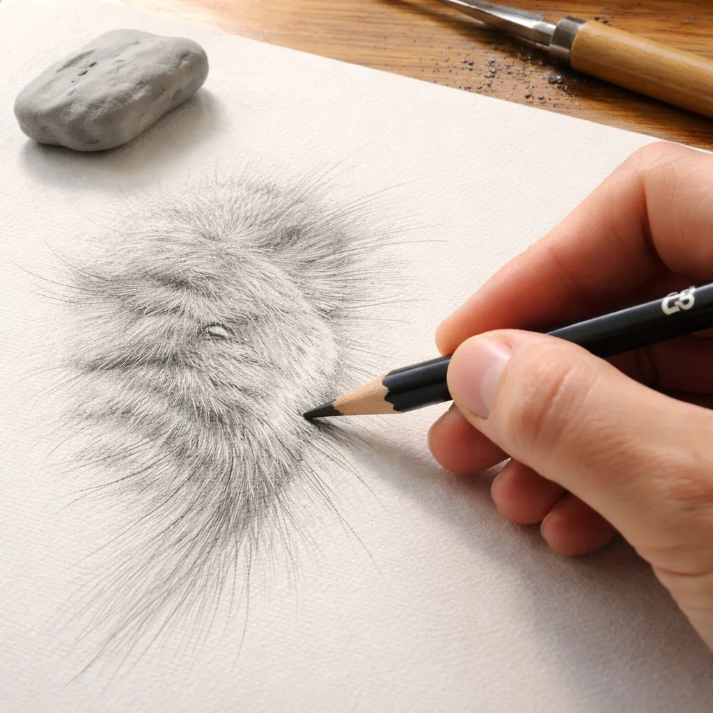How To Draw Fur With Graphite Pencils A Stepbystep Guide 1