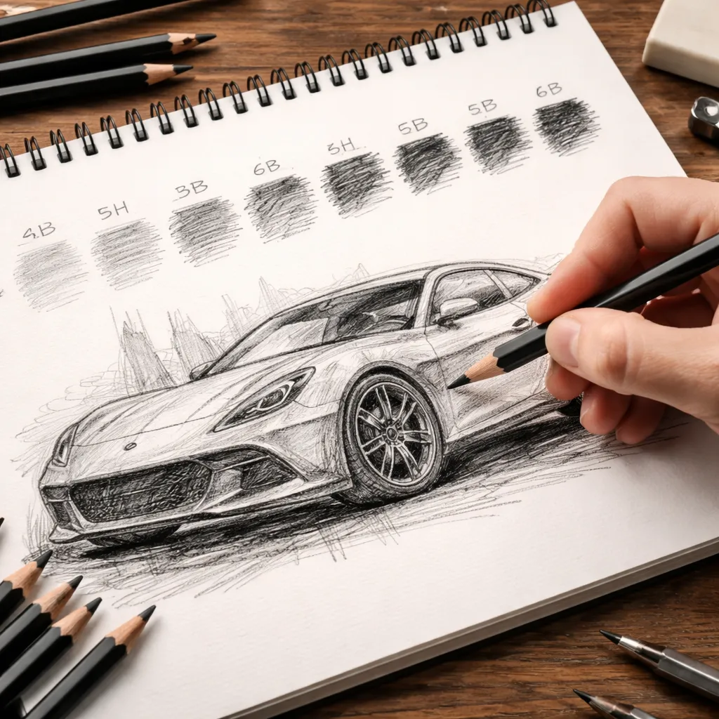 Best Pencils For Sketching Cars 1