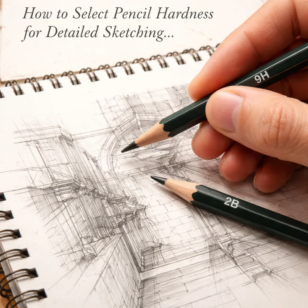 How To Select Pencil Hardness For Detailed Sketching 1