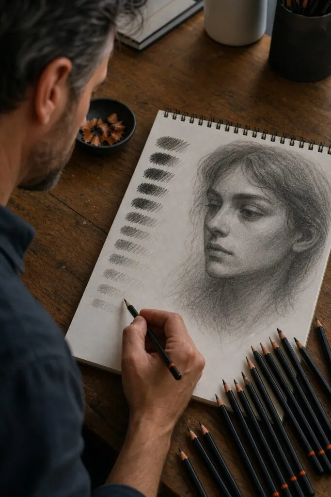Affordable Artist Grade Graphite Pencils For Portrait Shading 1