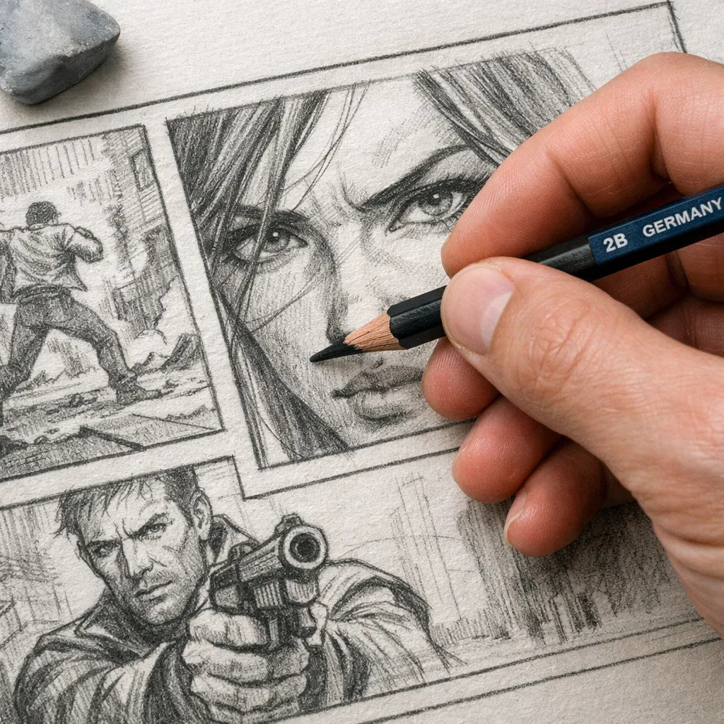 Best Drawing Pencils For Graphic Novels 1