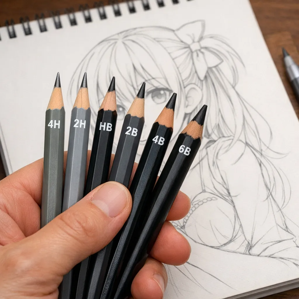 Best Pencils For Anime Drawing 1