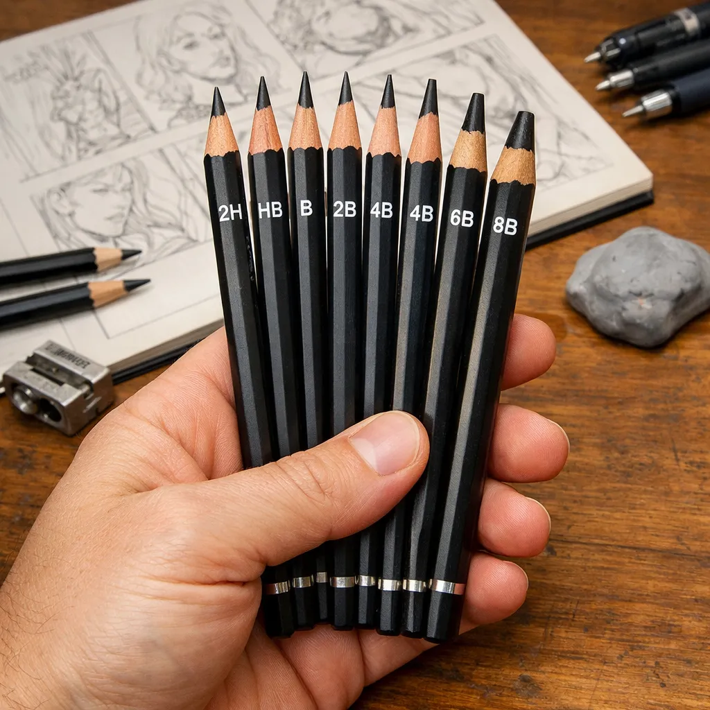 Drawing Pencils For Comic Book Illustration 1